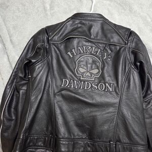 Harley-Davidson Black Leather Jacket for Women